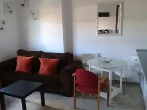 Sala d'estar de Apartament en venda en Badajoz amb Aire condicionat, Calefacció i Moblat