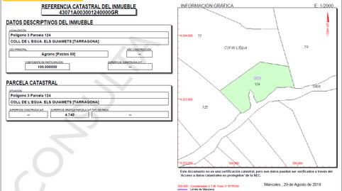 Photo 3 of Land for sale in Els Guiamets, Tarragona