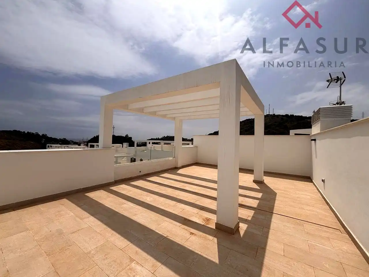 Terraza de Ático de alquiler en Málaga con Aire acondicionado, Calefacción y Terraza