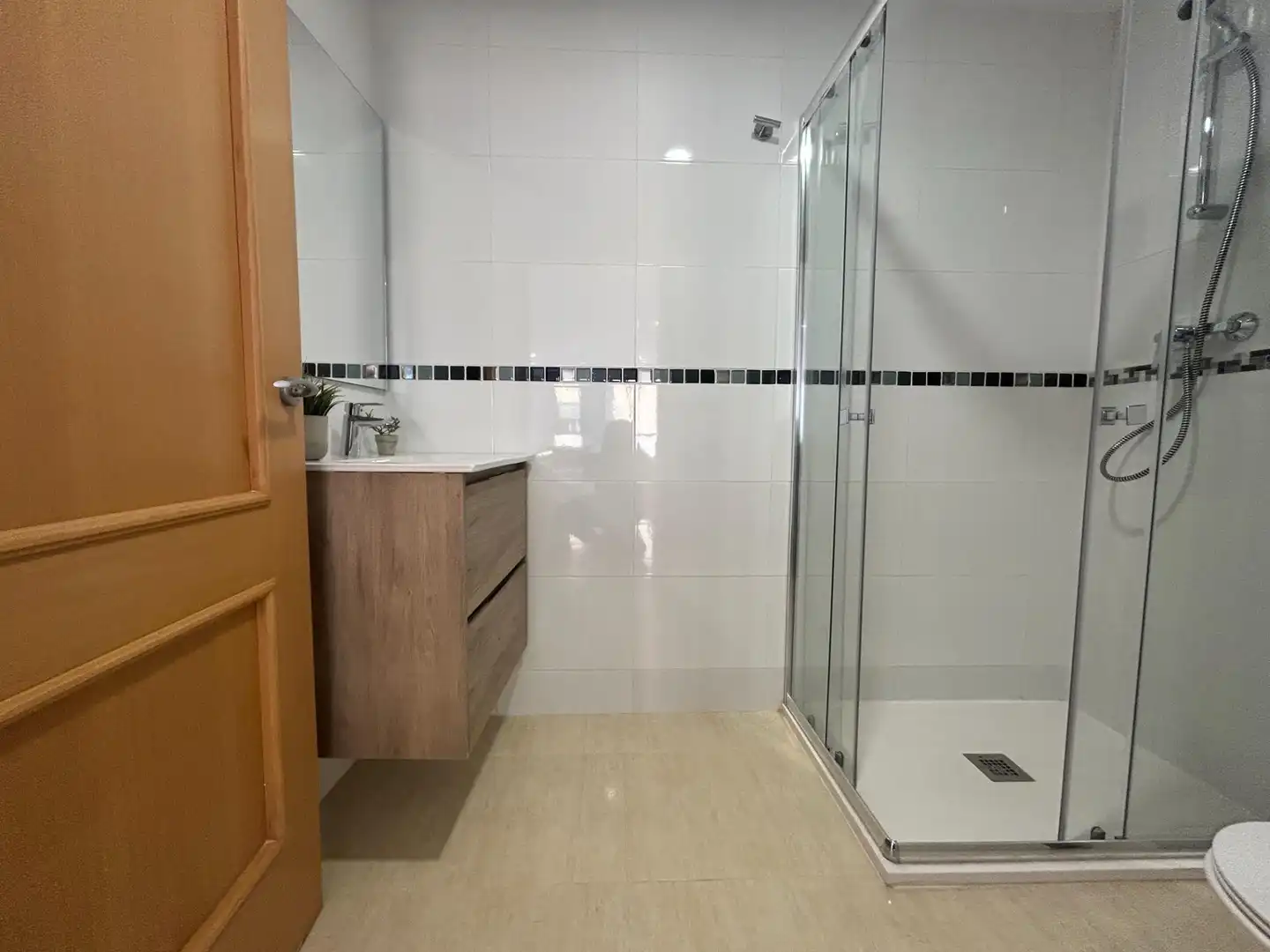 Badezimmer von Wohnungen zur Miete in Burriana / Borriana mit Klimaanlage und Heizung
