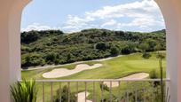 Exterior view of Single-family semi-detached for sale in Estepona  with Air Conditioner, Terrace and Storage room