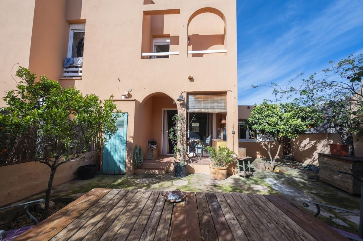Garten von Maisonette zum Verkauf in Sant Josep de sa Talaia mit Klimaanlage, Heizung und Privatgarten
