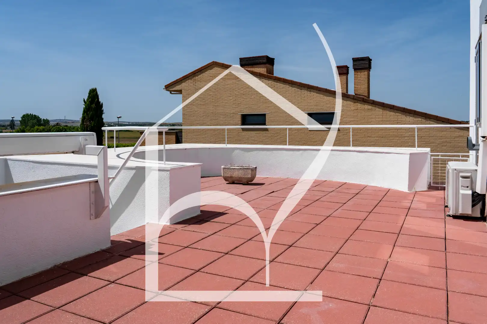 Terraza de Casa o chalet en venta en Villamayor con Aire acondicionado, Calefacción y Jardín privado