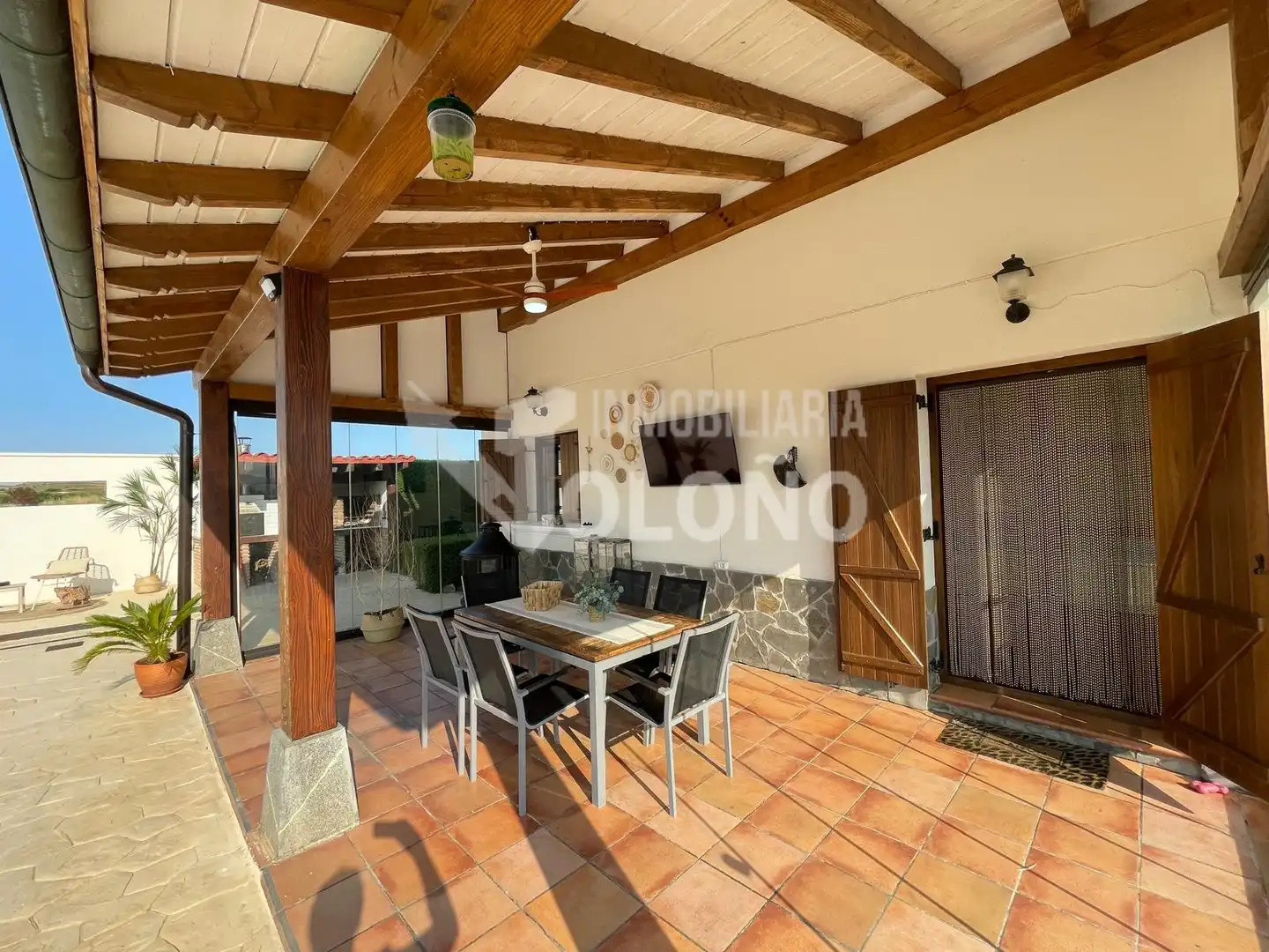 Terraza de Casa o chalet en venta en Cuzcurrita de Río Tirón con Calefacción, Jardín privado y Parquet