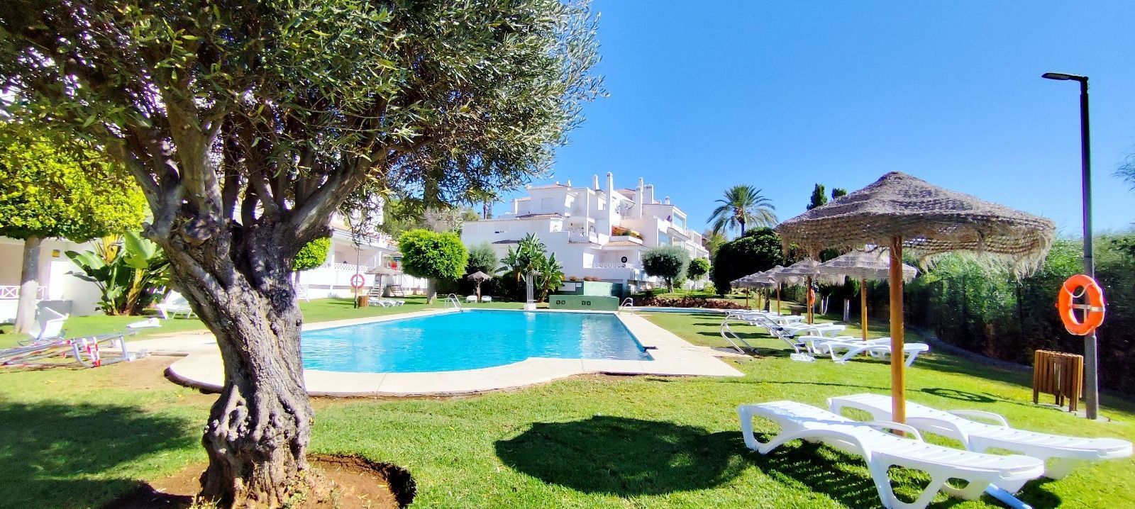 Garden of Flat to rent in Marbella  with Air Conditioner, Heating and Terrace