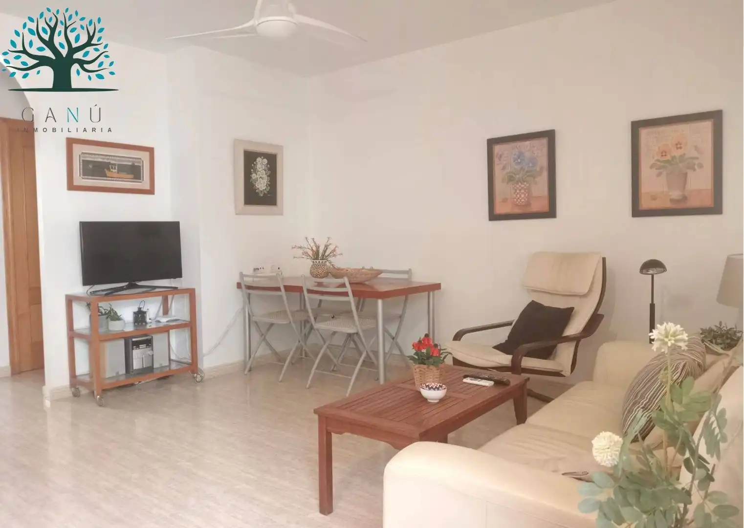 Sala d'estar de Dúplex en venda en Mazarrón amb Jardí privat, Terrassa i Traster
