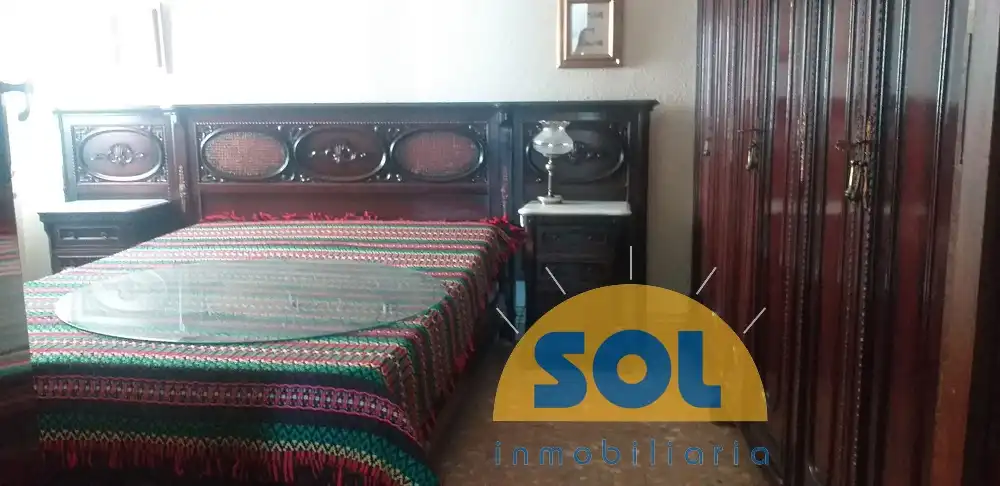 Bedroom of Flat for sale in Don Benito  with Heating, Terrace and Furnished