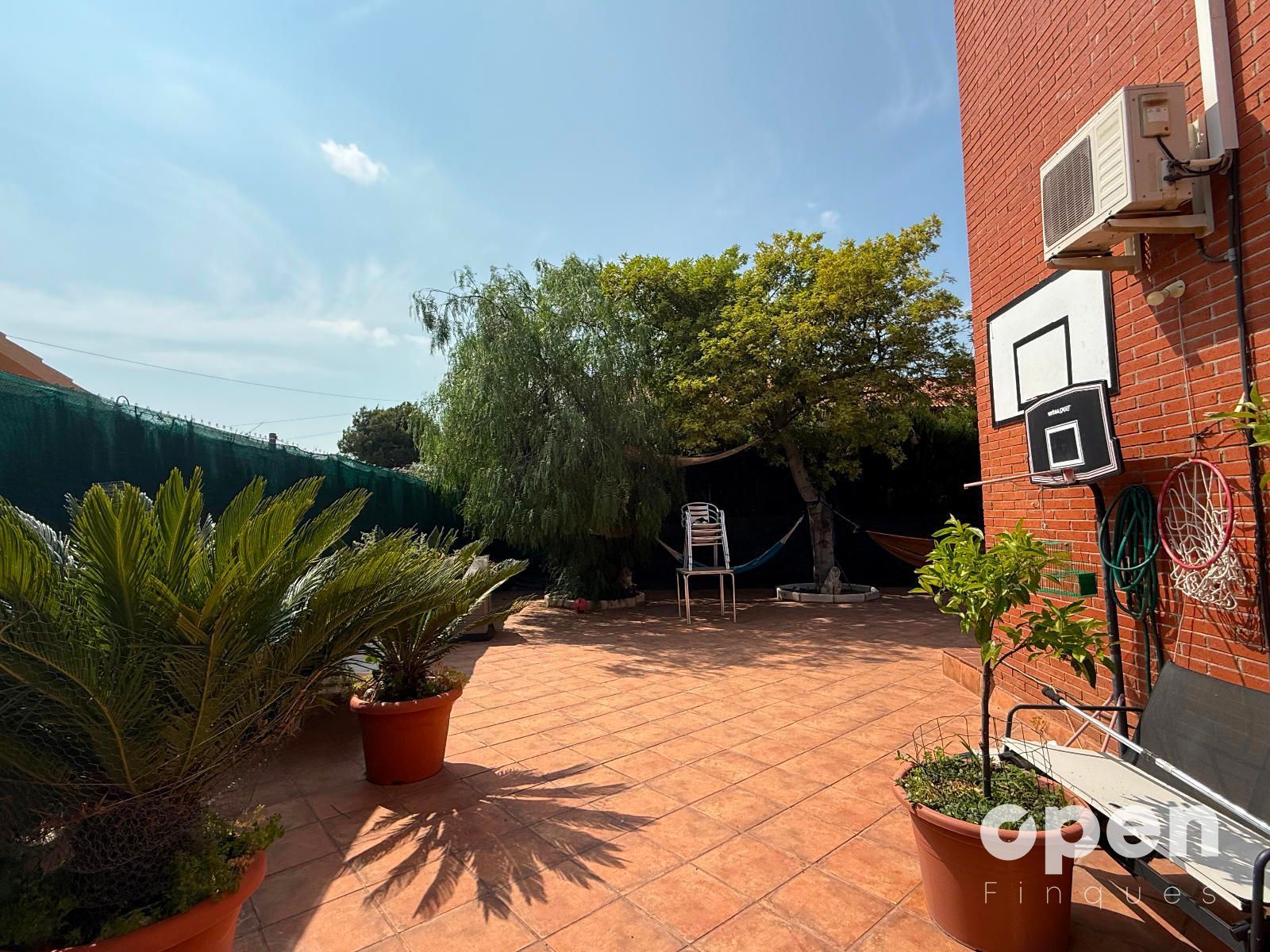 Garden of Single-family semi-detached for sale in Viladecavalls  with Air Conditioner, Heating and Parquet flooring
