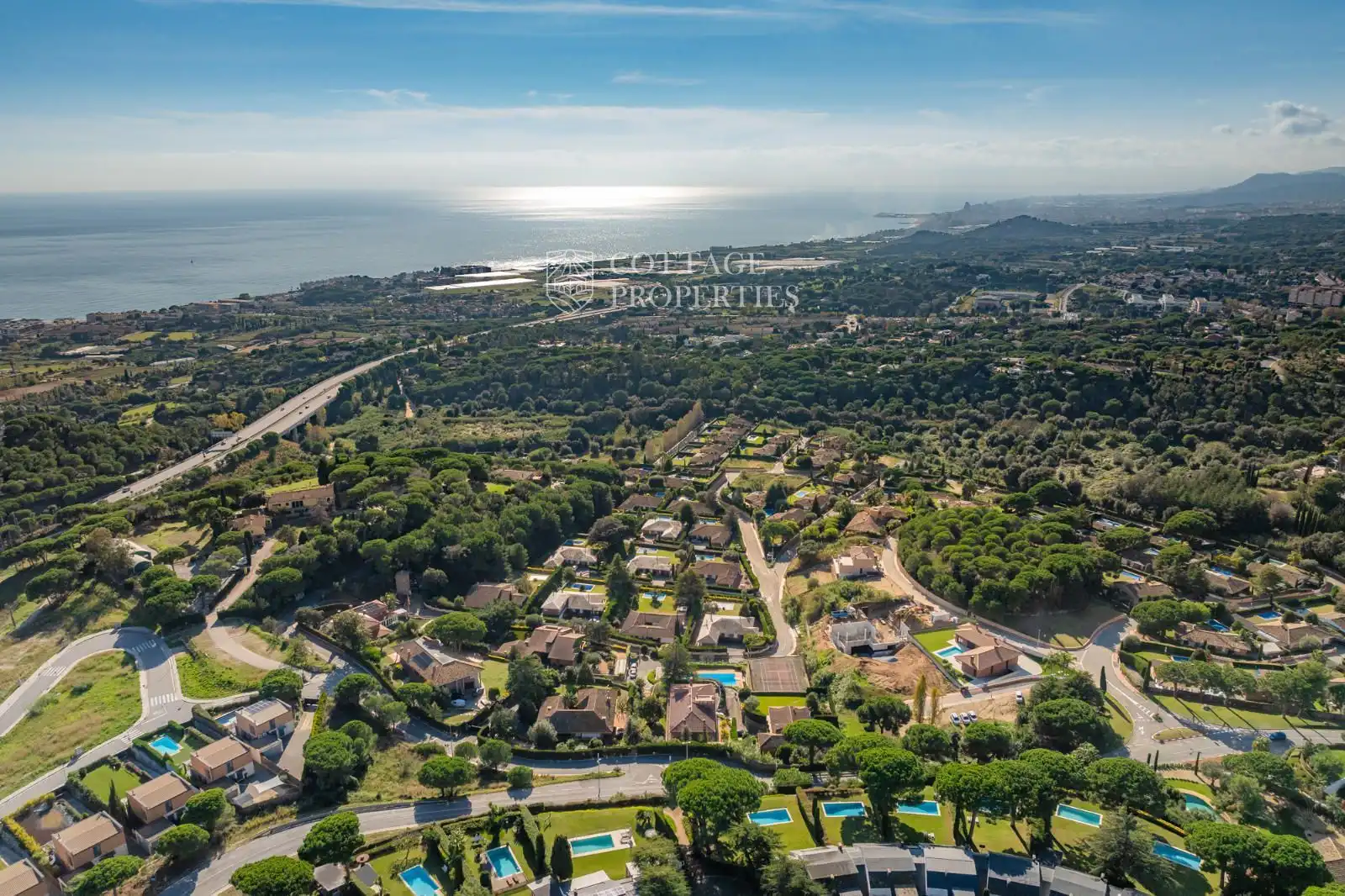 Vista exterior de Casa o xalet en venda en Sant Vicenç de Montalt amb Aire condicionat, Terrassa i Moblat