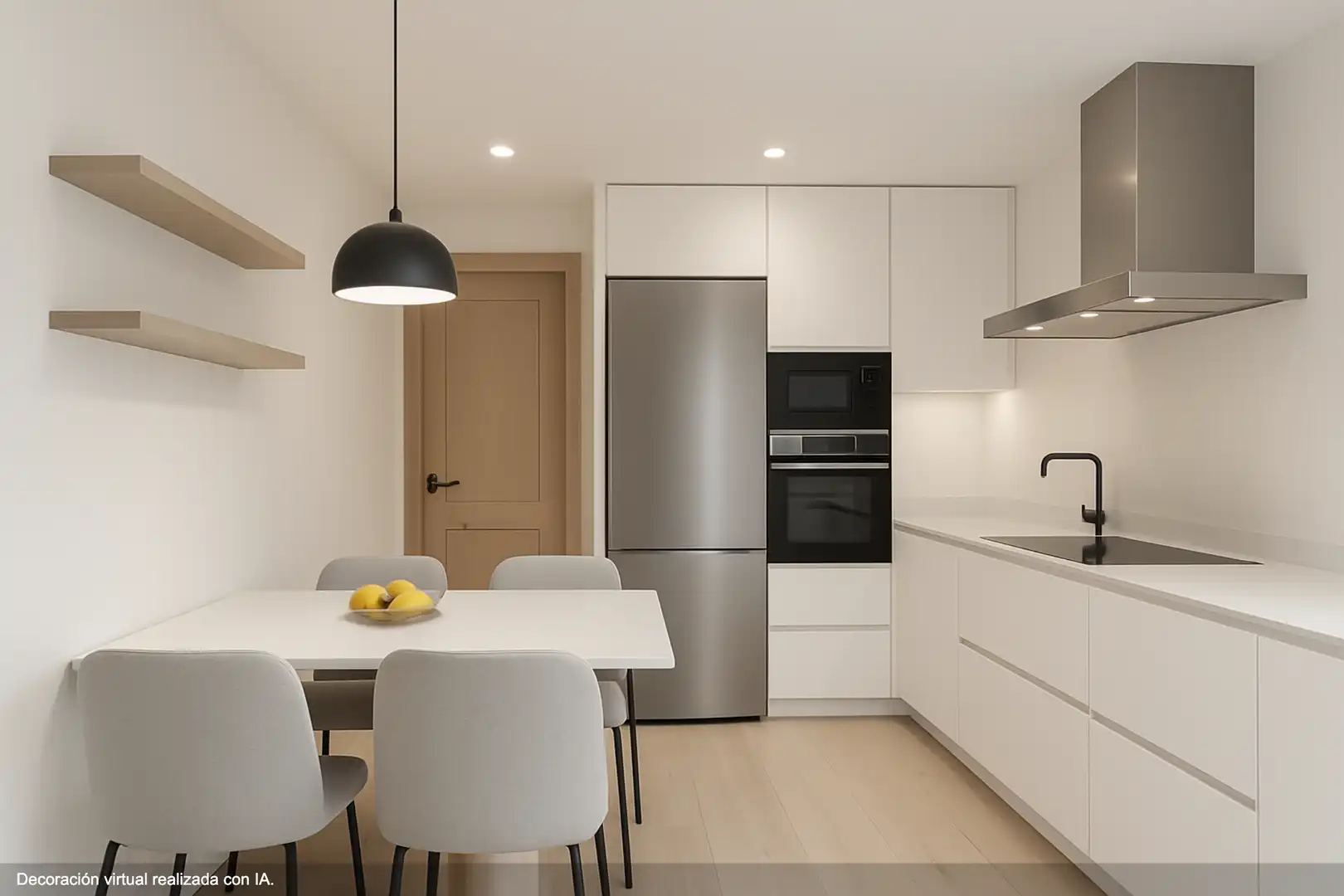 Küche von Maisonette zum Verkauf in Sitges mit Klimaanlage, Heizung und Terrasse