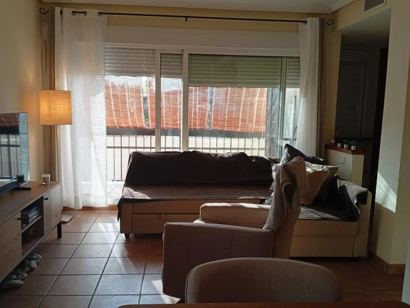 Living room of Apartments for sale in Vera  with Air Conditioner, Private garden and Terrace