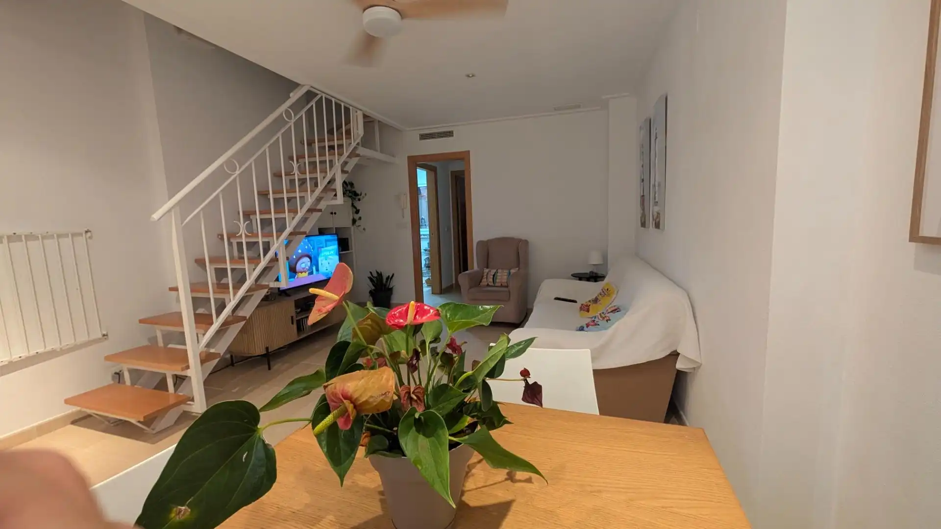 Living room of Duplexes for rent in Santa Pola