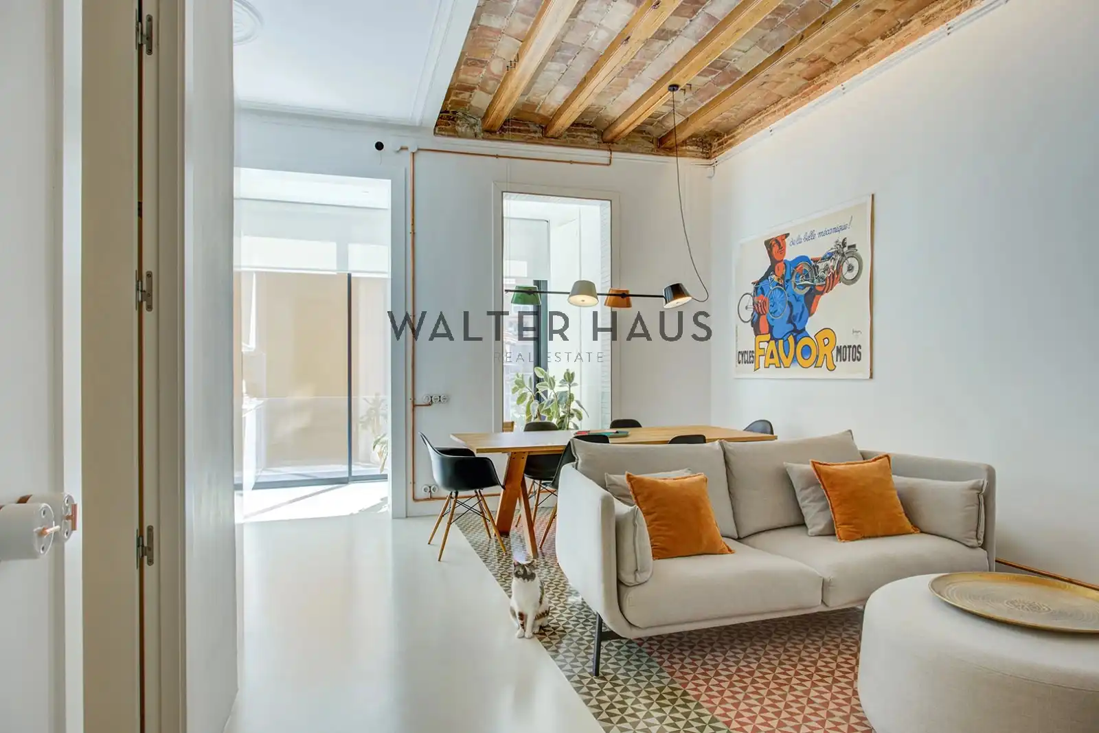 Sala de estar de Piso en venta en Barcelona con Aire acondicionado, Calefacción y Balcón