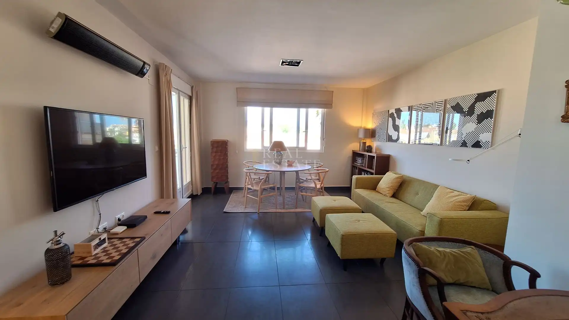 Sala de estar de Piso en venta en Dénia con Aire acondicionado, Calefacción y Trastero