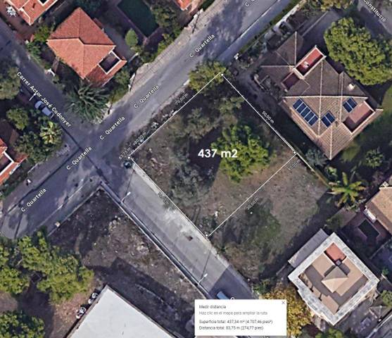 Terreno residencial en Venta en Carrer Quartella en Casas Verdes - Ermita