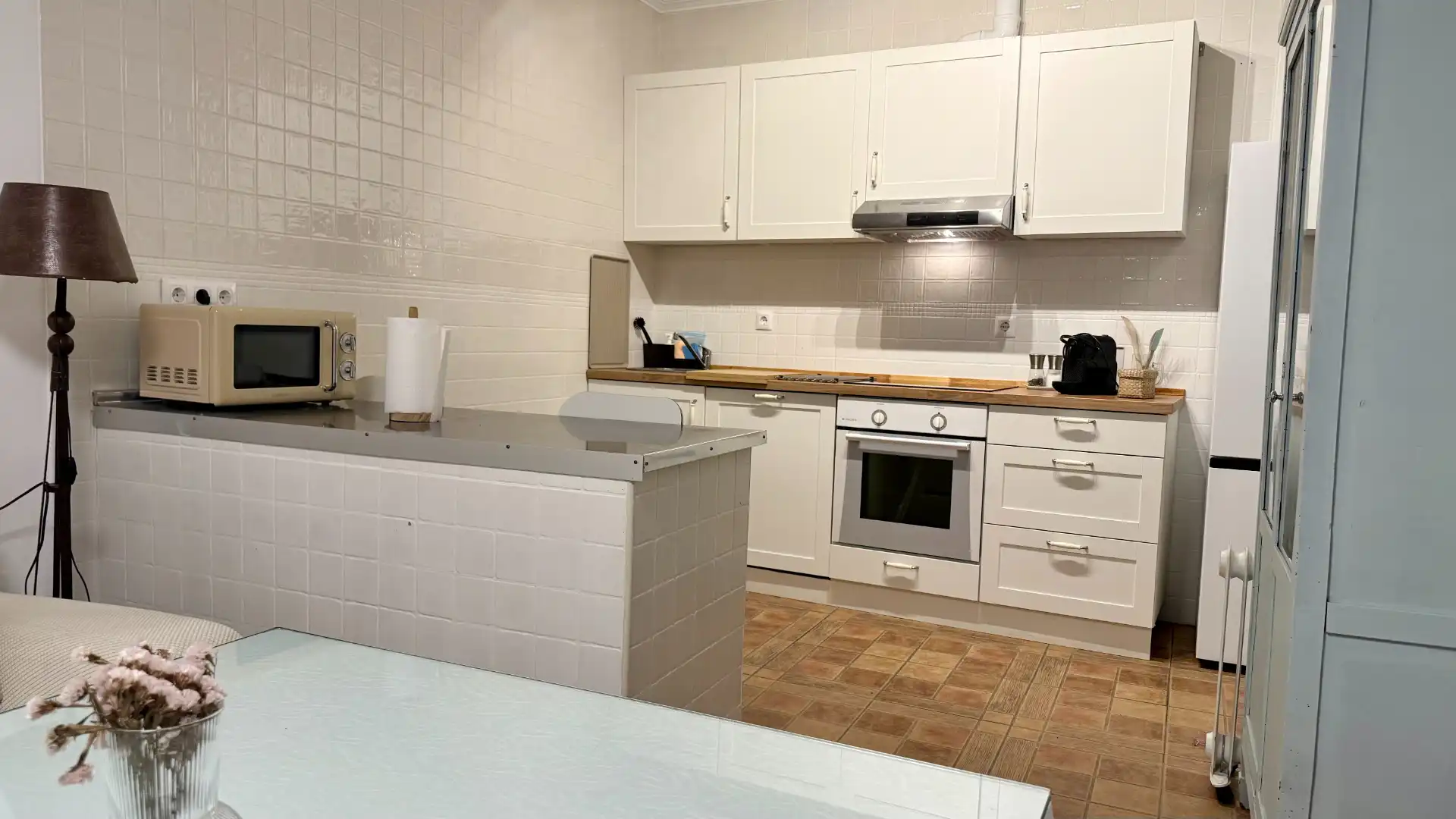 Cocina de Piso de alquiler en Cádiz con Amueblado, Horno y Lavadora