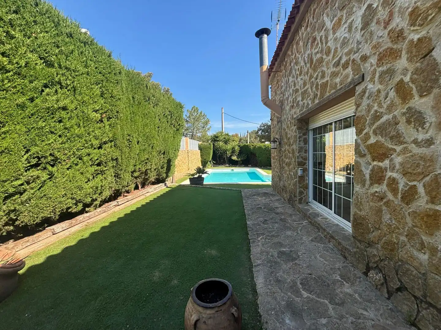 Jardí de Casa o xalet de lloguer en Sentmenat amb Calefacció, Jardí privat i Piscina