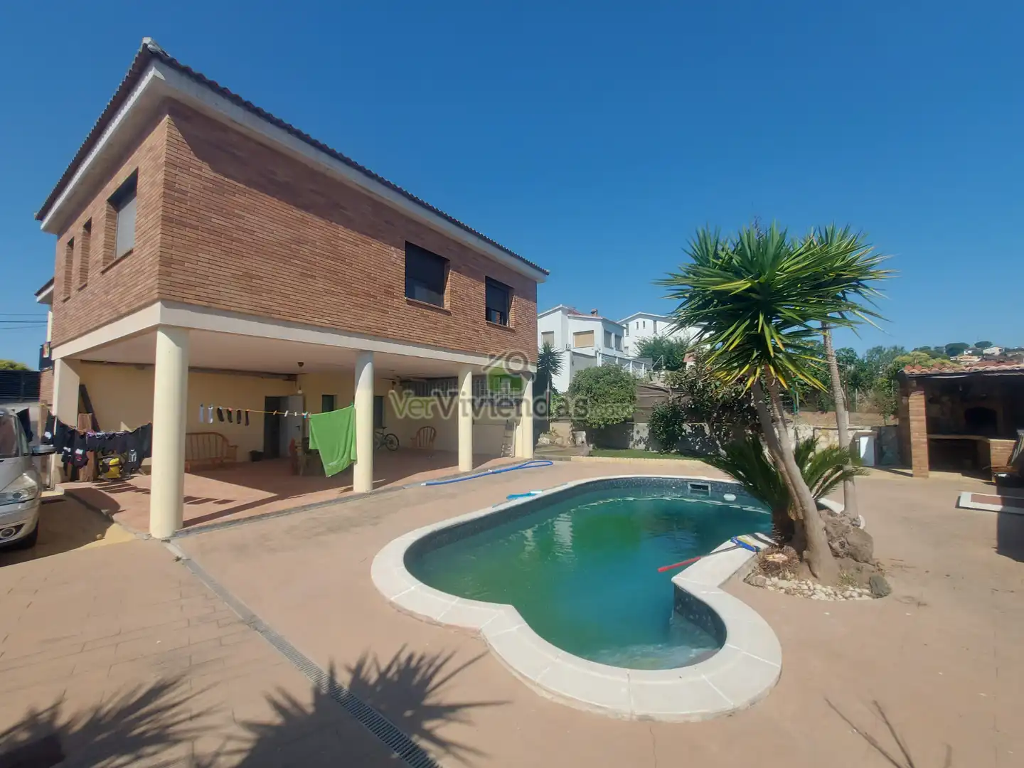 Vista exterior de Casa o xalet en venda en Piera amb Aire condicionat, Calefacció i Jardí privat