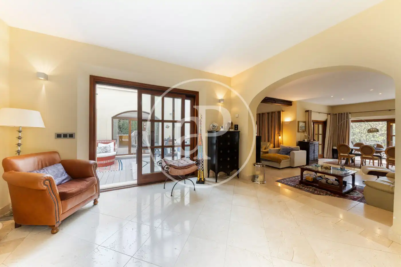 Sala de estar de Casa o chalet en venta en Calvià con Aire acondicionado, Calefacción y Jardín privado