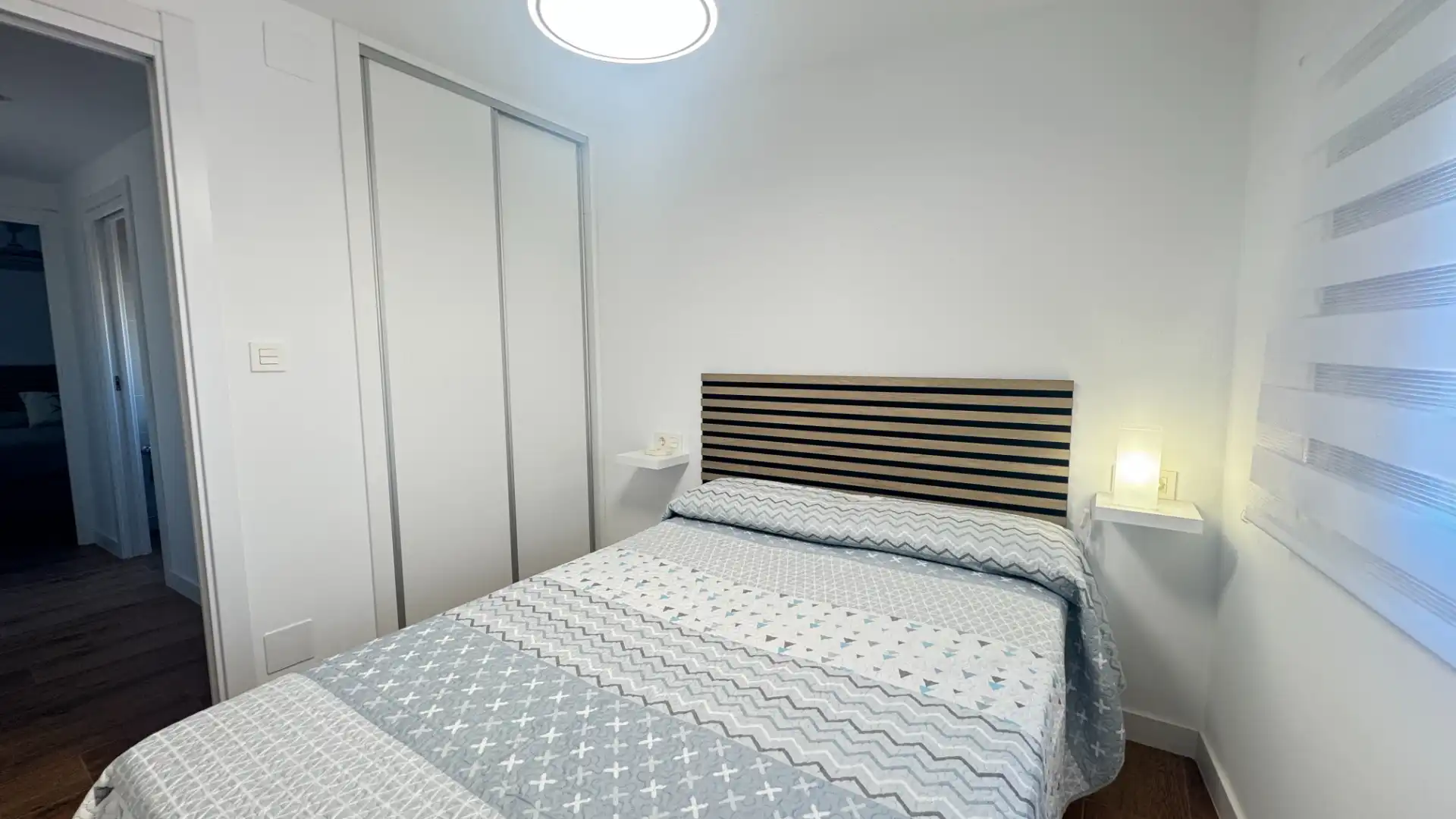 Schlafzimmer von Wohnung zur Miete in Motril mit Klimaanlage, Parkett und Terrasse