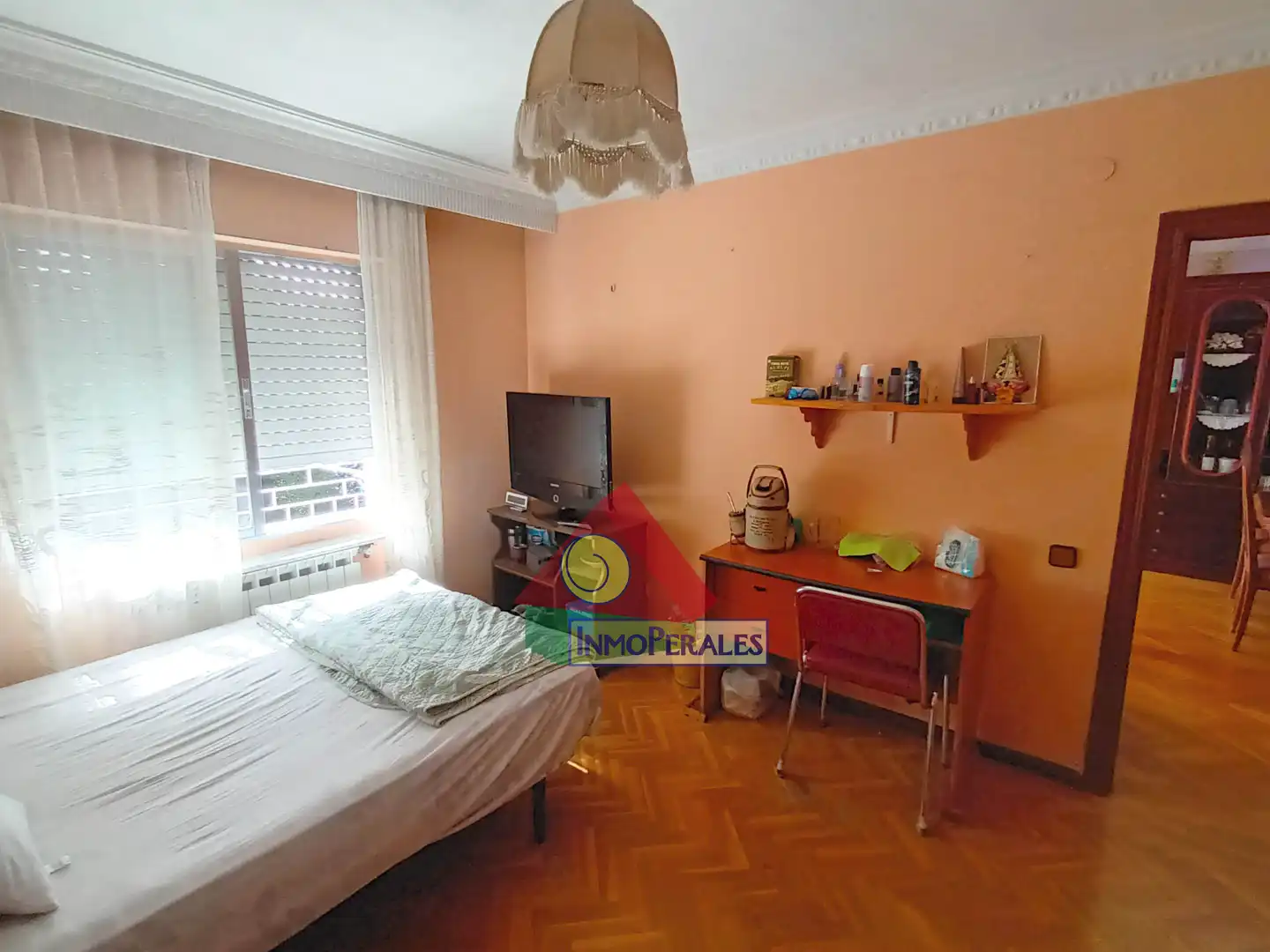 Schlafzimmer von Wohnung zum Verkauf in Madrid mit Heizung, Parkett und Terrasse