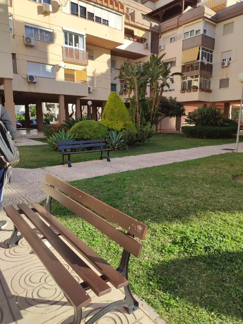 Jardí de Pis de lloguer en Málaga amb Aire condicionat, Moblat i Forn