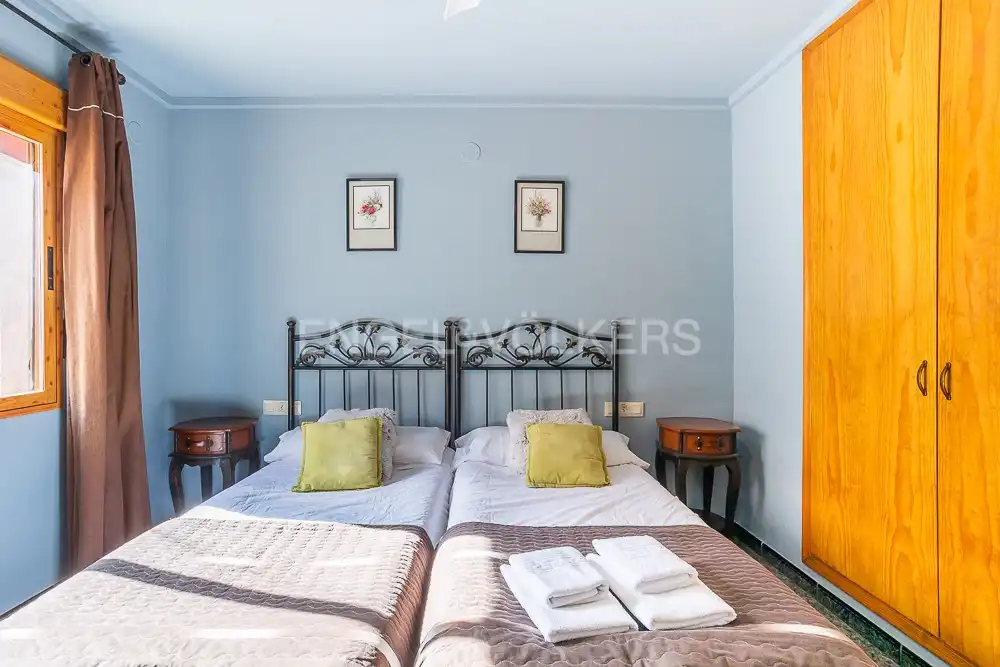 Bedroom of Houses for sale in La Vall de Laguar  with Air Conditioner, Heating and Terrace