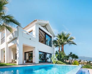 Exterior view of House or chalet for sale in Benahavís  with Air Conditioner, Heating and Private garden