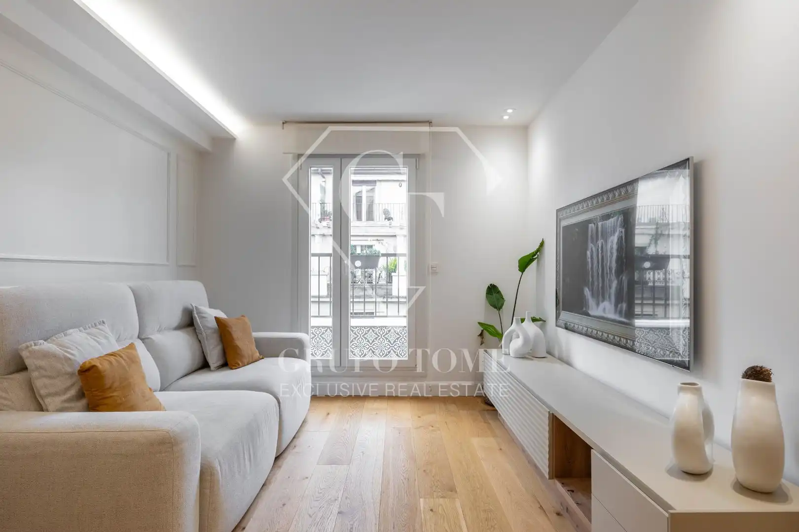 Sala de estar de Piso en venta en Donostia - San Sebastián  con Calefacción y Balcón