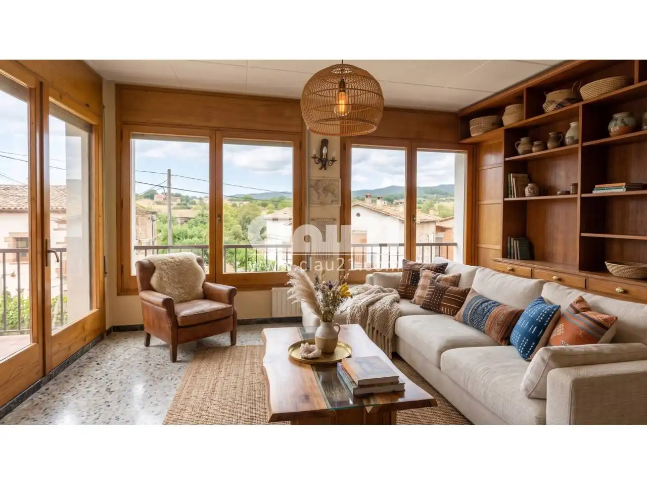 Sala de estar de Casa o chalet en venta en Gironella con Jardín privado