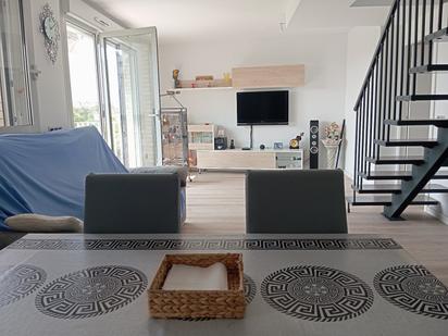 Living room of Duplex for sale in Badalona  with Air Conditioner, Heating and Parquet flooring