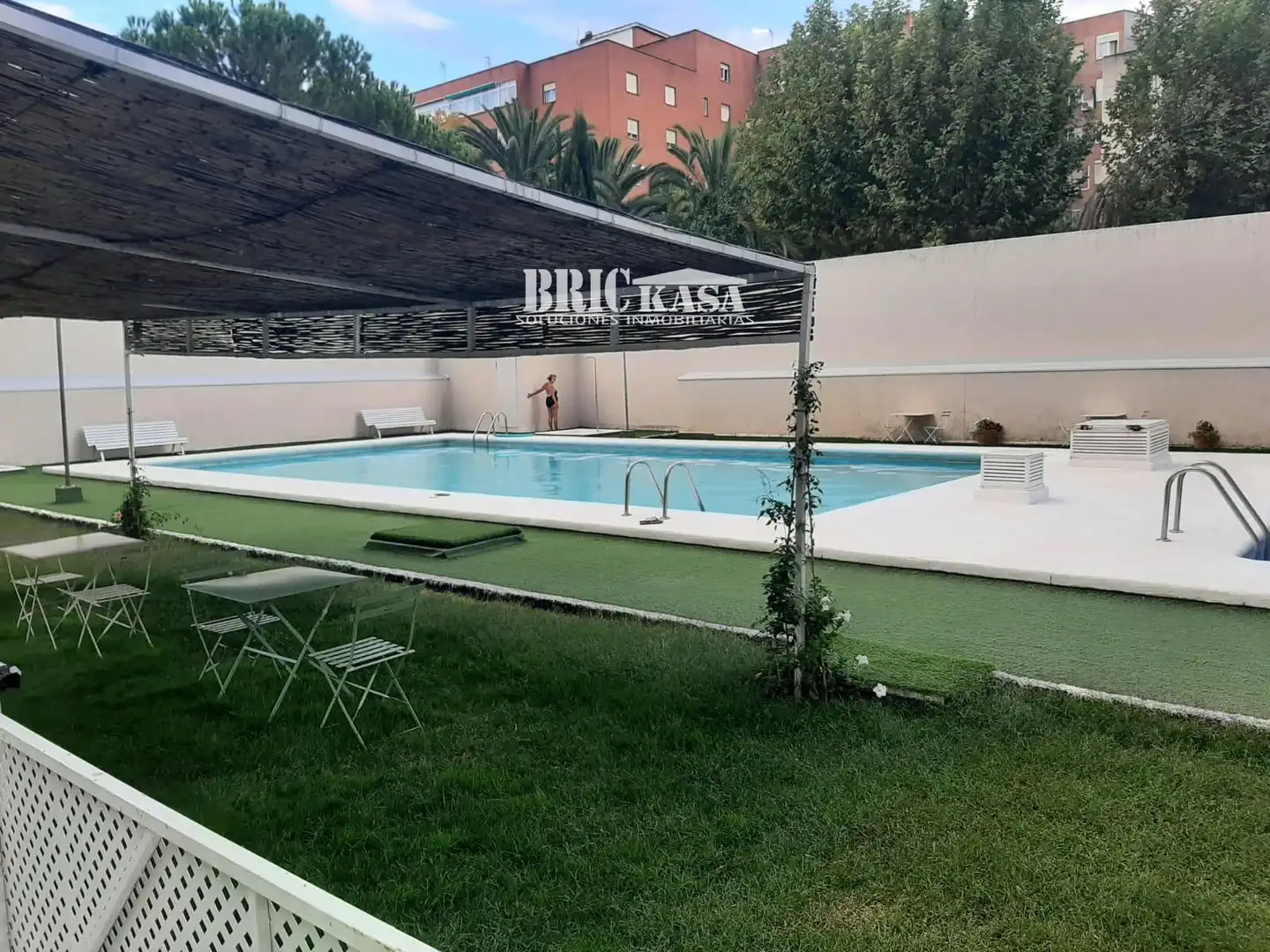 Schwimmbecken von Wohnung zur Miete in Cáceres mit Klimaanlage, Heizung und Schwimmbad