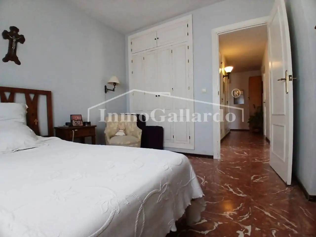 Bedroom of Flat for sale in Málaga  with Air Conditioner, Heating and Terrace