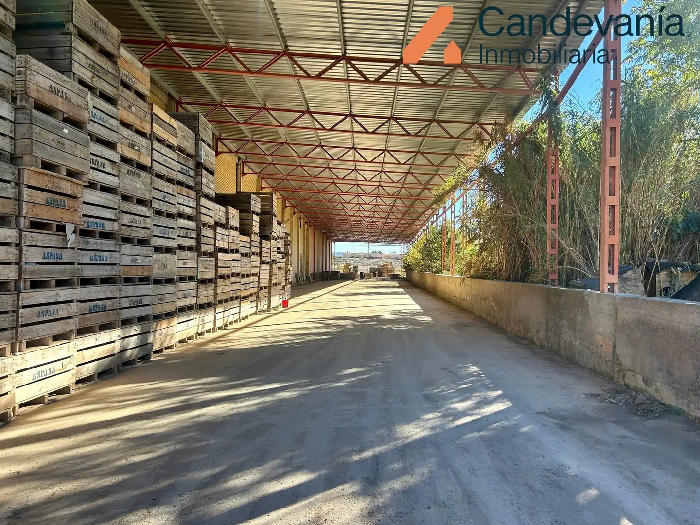 Vista exterior de Nave industrial en venta en Zuera