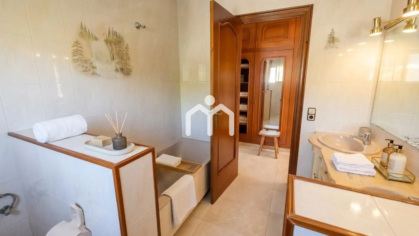 Baño de Casa o chalet en venta en Teià con Calefacción, Terraza y Trastero