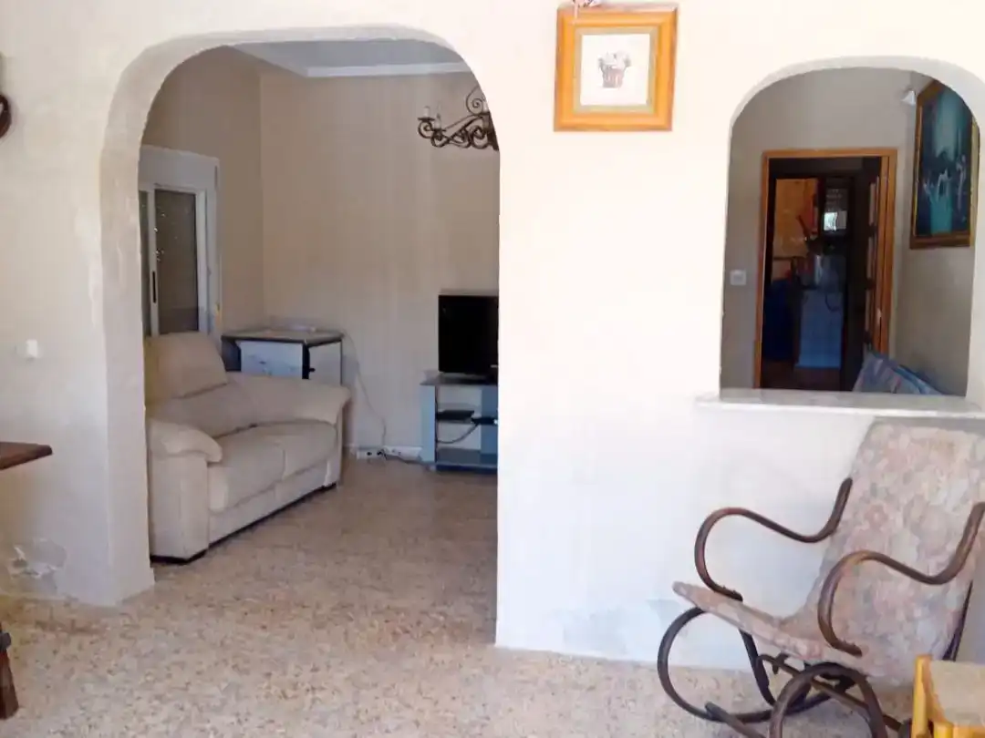Sala de estar de Casa o chalet en venta en Aspe con Aire acondicionado, Piscina y Amueblado