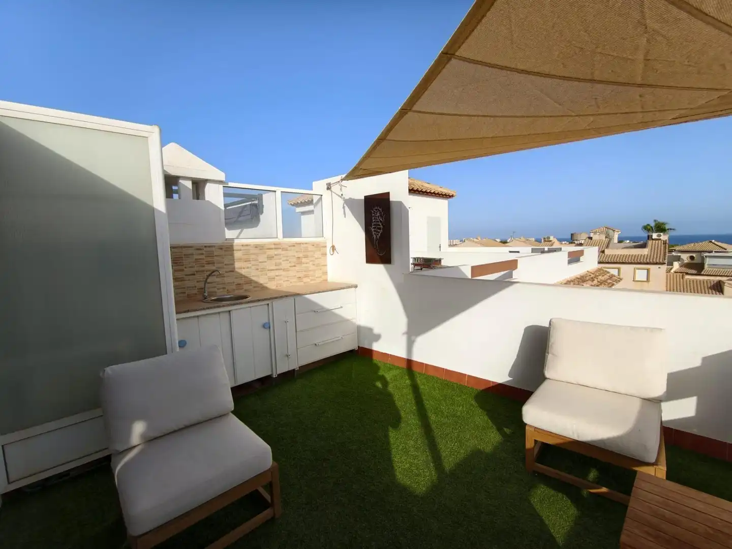 Terrasse von Dachboden zum Verkauf in Orihuela mit Terrasse, Möbliert und Gemeinschaftspool
