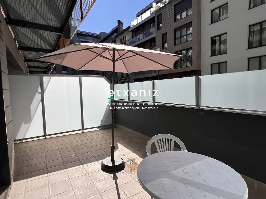 Terrace of Flat for rent in Donostia - San Sebastián   with Heating, Terrace and Oven