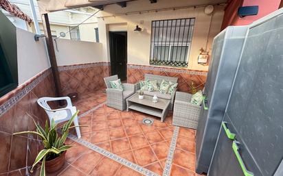 Terrace of Flat for sale in Dos Hermanas  with Air Conditioner, Furnished and Balcony