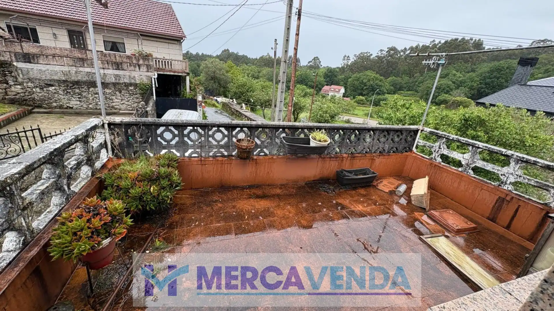 Vista exterior de Casa o chalet en venta en Covelo con Terraza y Amueblado