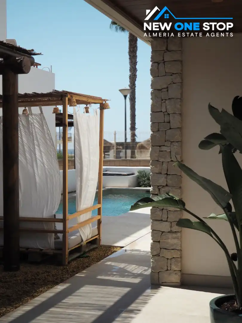 Terraza de Casa o chalet en venta en Cuevas del Almanzora con Jardín privado, Terraza y Piscina