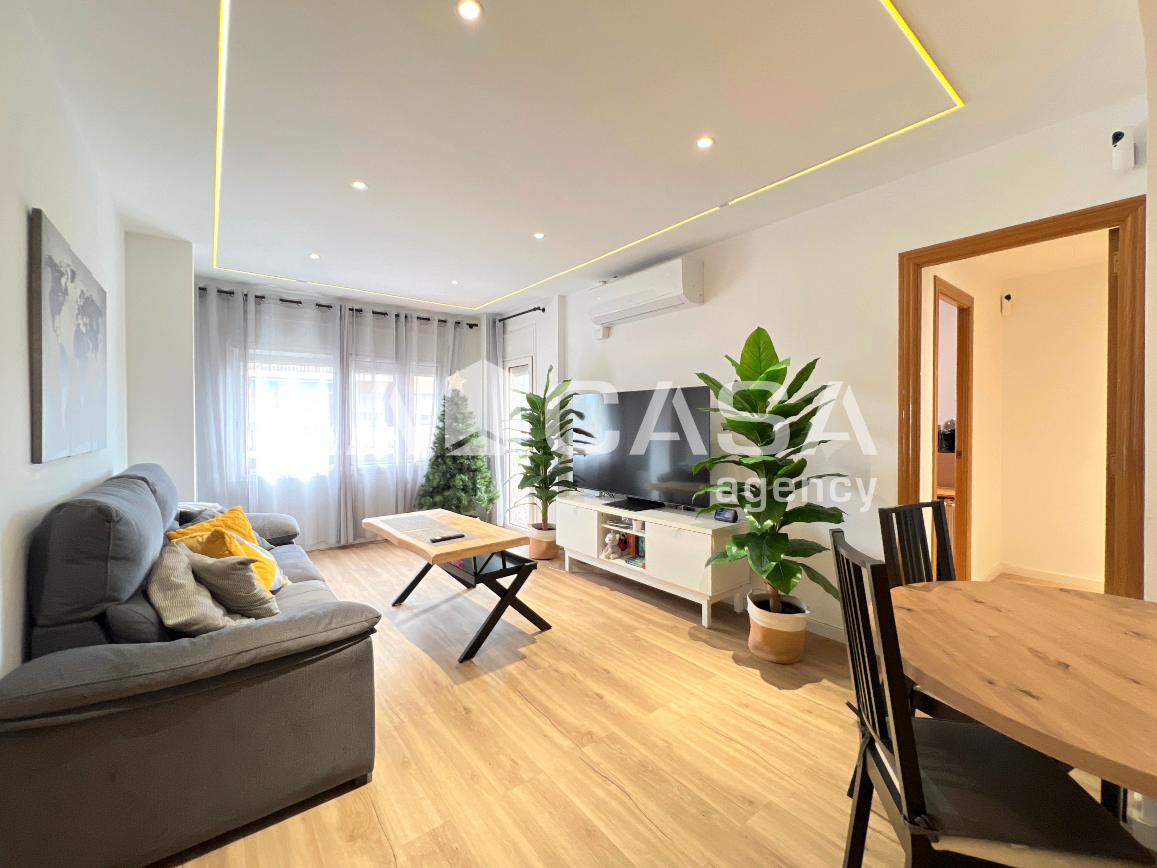 Living room of Flat for sale in Badalona  with Heating and Balcony