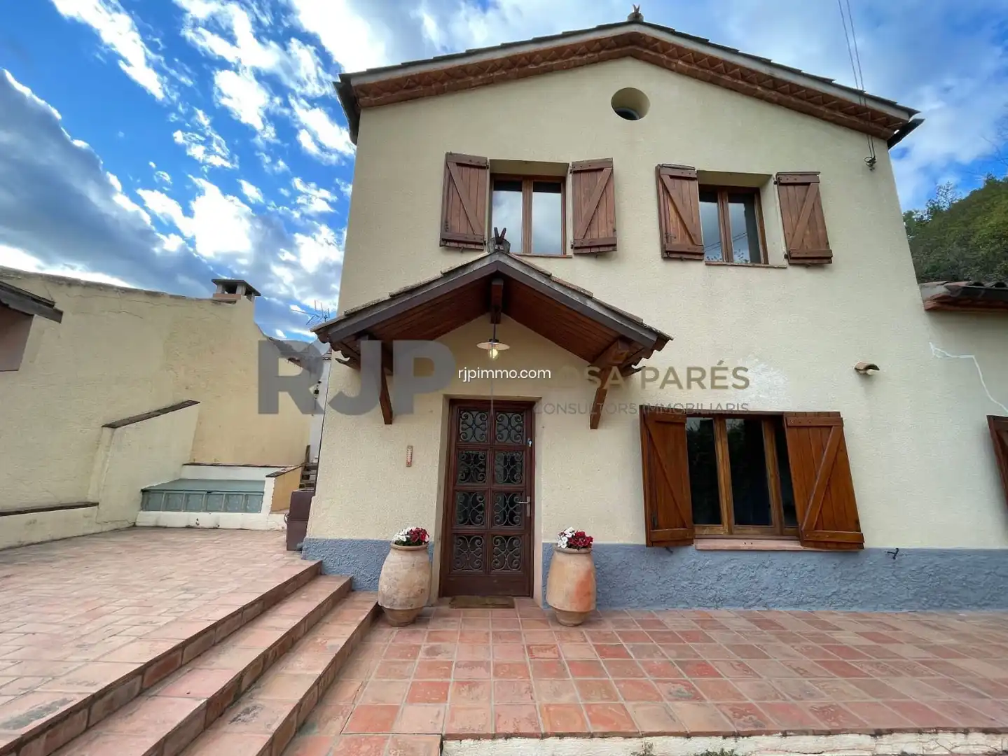 Vista exterior de Casa o chalet en venta en Aiguafreda con Jardín privado, Terraza y Trastero