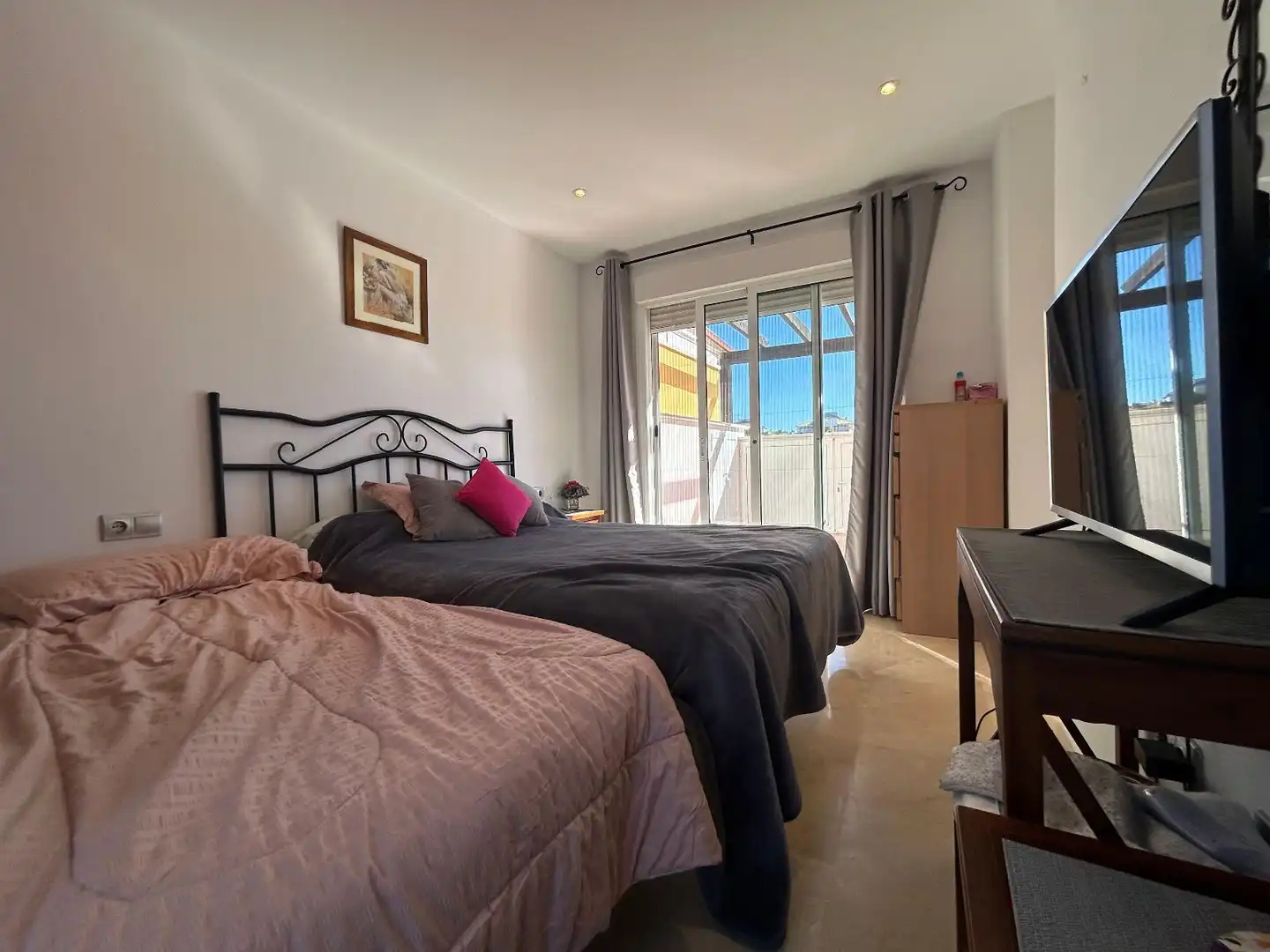 Schlafzimmer von Maisonette zum Verkauf in Vera mit Klimaanlage, Privatgarten und Terrasse