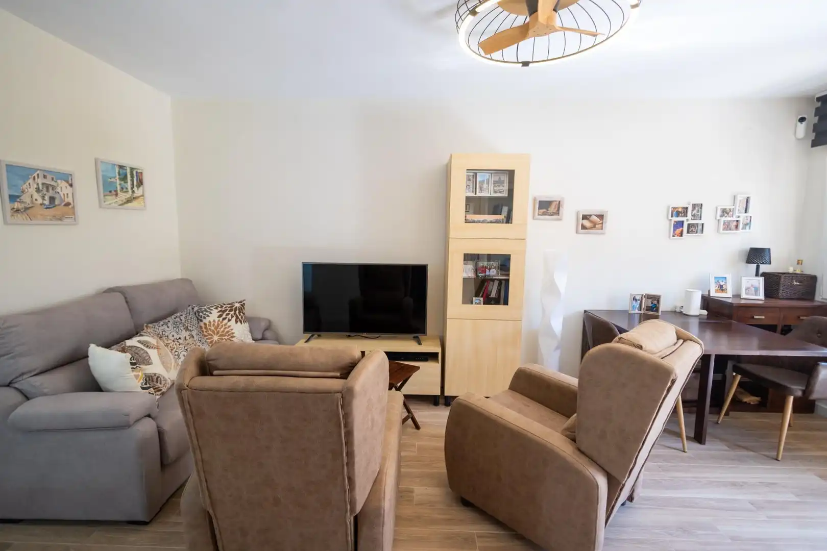 Living room of Detached homes for sale in Chipiona  with Terrace, Furnished and Balcony