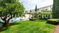 Garden of Single-family semi-detached for sale in  Madrid Capital  with Air Conditioner