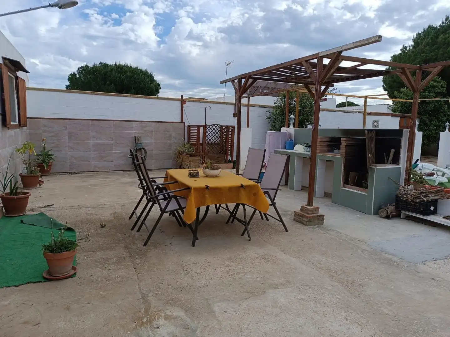 Terrace of Country homes for sale in Puerto Real  with Private garden and Swimming Pool