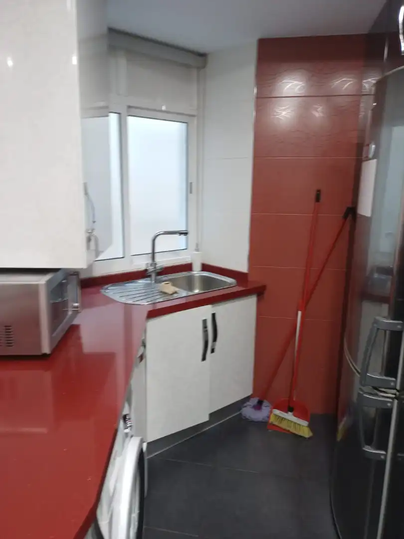 Cuina de Pis de lloguer en Elche / Elx amb Aire condicionat, Parquet i Moblat