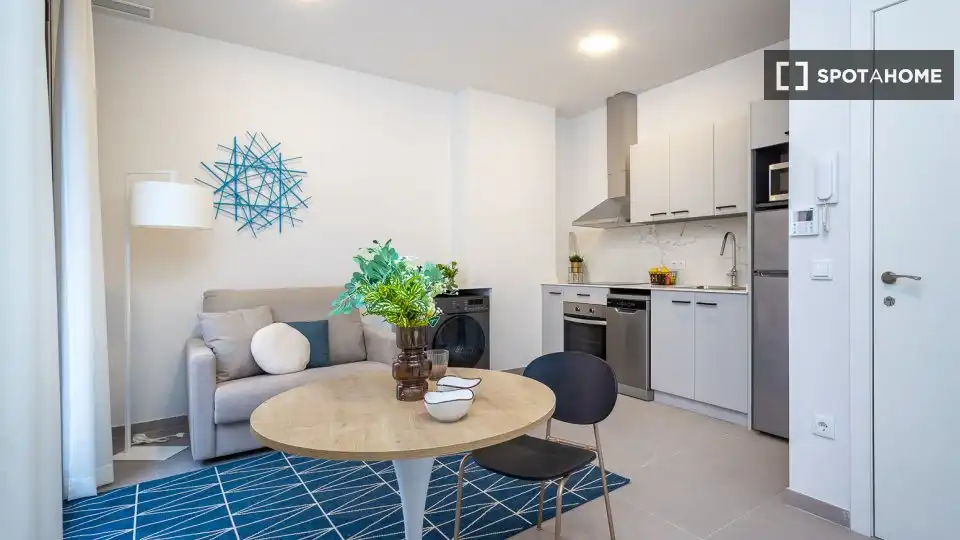 Sala de estar de Piso de alquiler en Valencia con Aire acondicionado, Calefacción y Amueblado