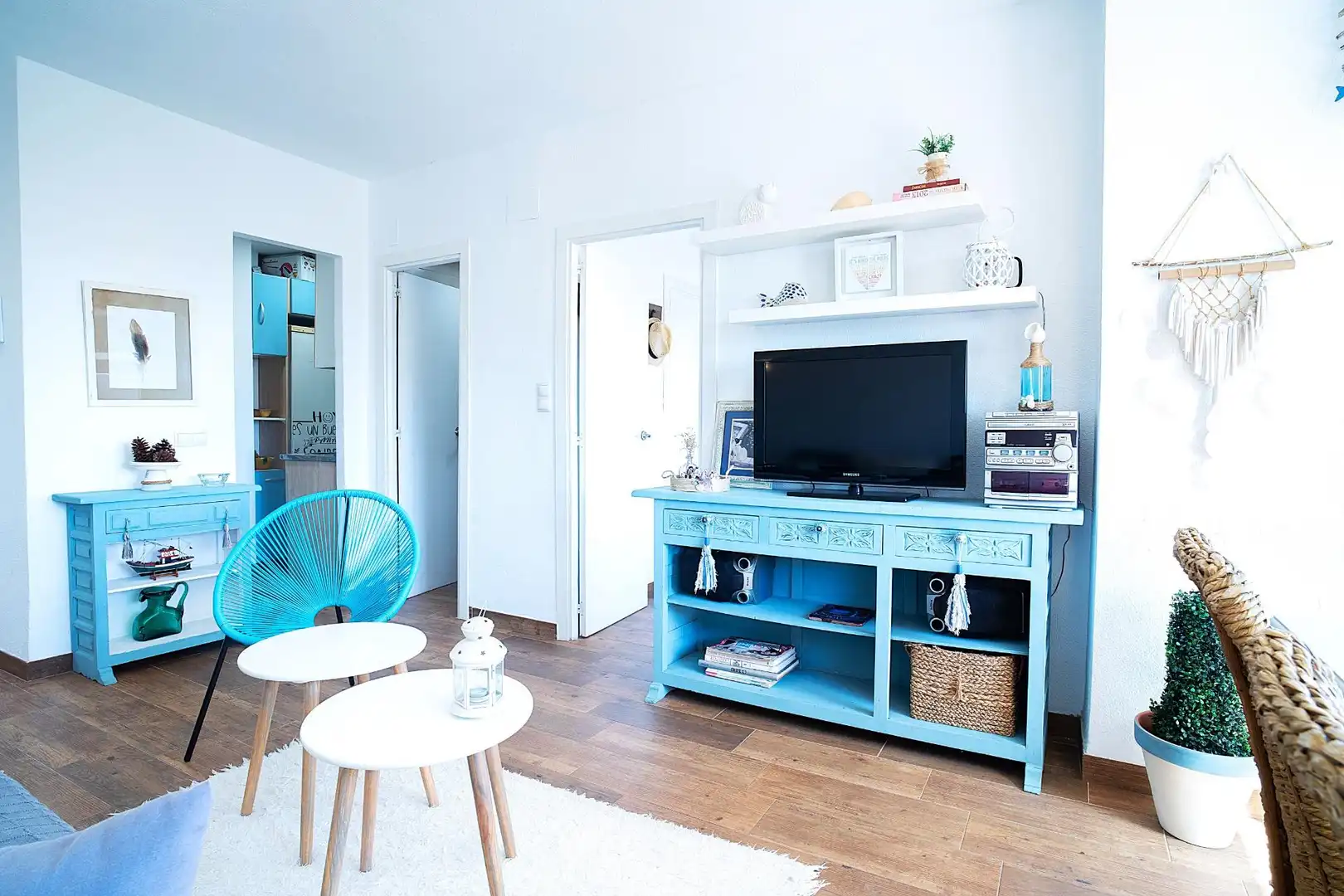 Living room of Apartments for sale in Oropesa del Mar / Orpesa  with Terrace and Furnished